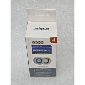 Brushmo Replacement Facial Brush Heads 4-Pack For All Skin Types